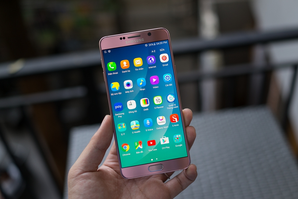 Mãn nhãn với ảnh thực tế Note 5 vàng hồng 3