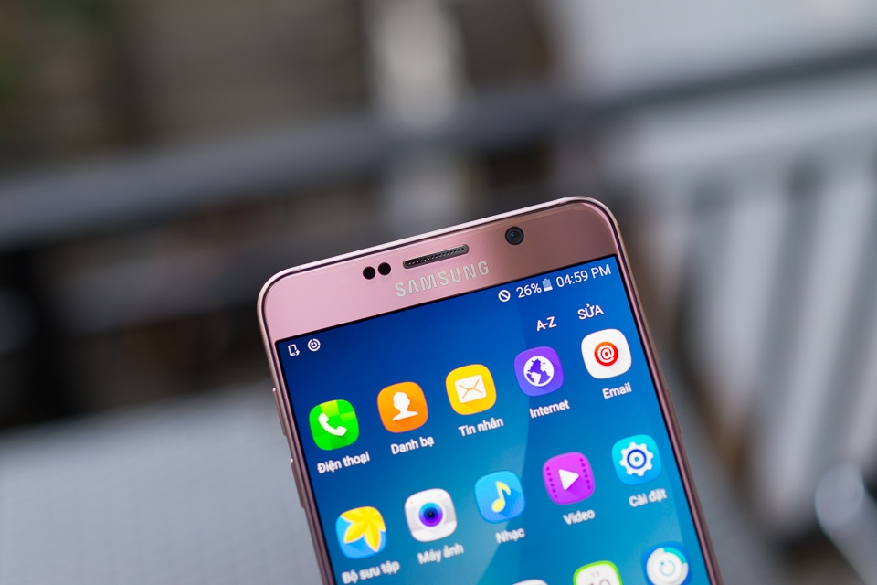 Mãn nhãn với ảnh thực tế Note 5 vàng hồng 5