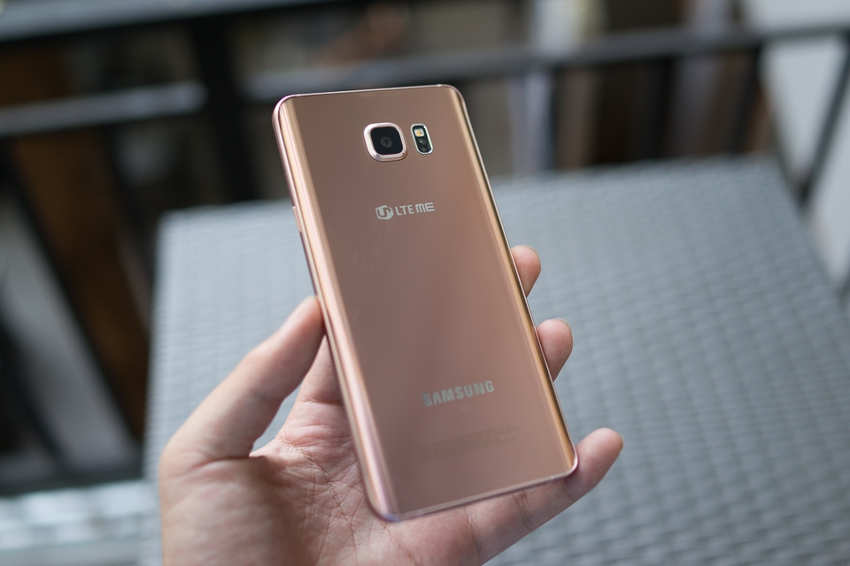 Mãn nhãn với ảnh thực tế Note 5 vàng hồng 7