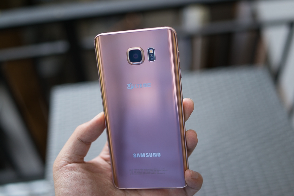 Mãn nhãn với ảnh thực tế Note 5 vàng hồng 8