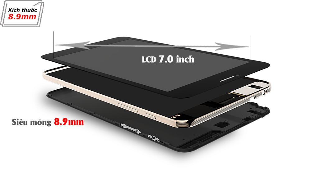 Masstel Tab 720i: Máy tính bảng giá siêu rẻ 1