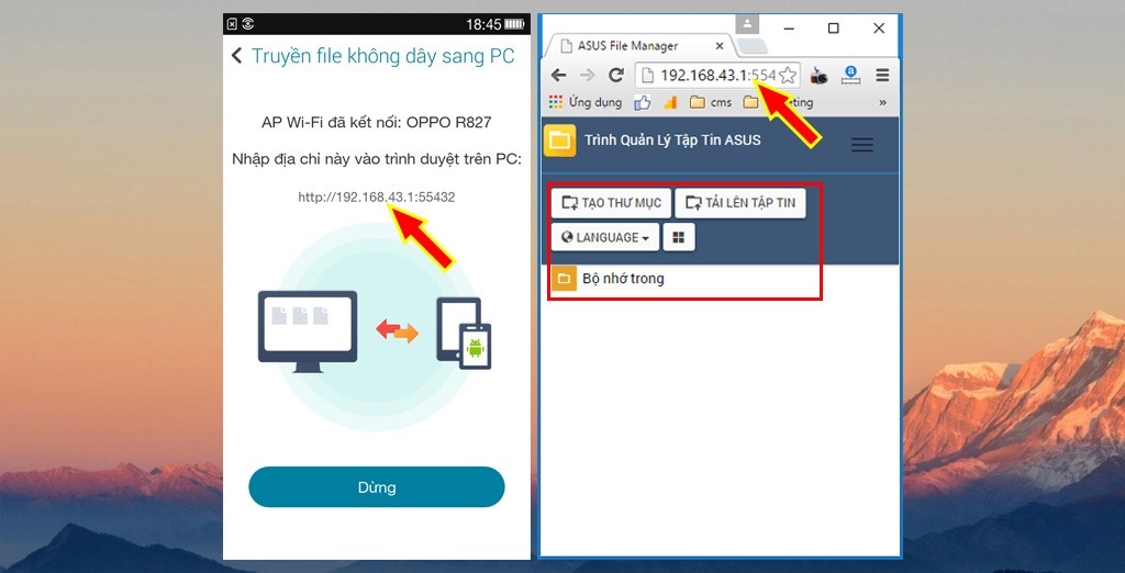 Mẹo chia sẻ dữ liệu giữa máy tính và điện thoại trong vòng một nốt nhạc 3