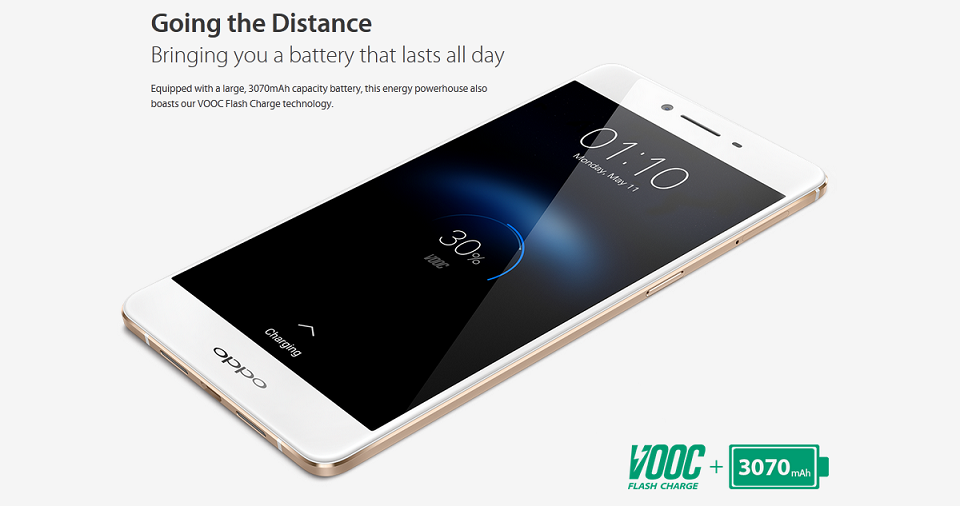 Phablet Oppo R7s ra mắt: màn hình 5.5 inch, 4GB RAM, sạc nhanh VOOC 3