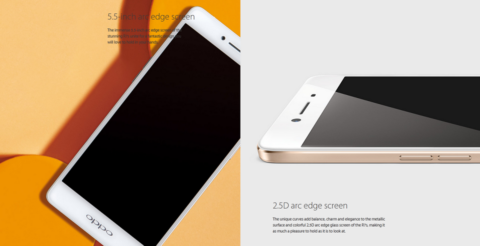 Phablet Oppo R7s ra mắt: màn hình 5.5 inch, 4GB RAM, sạc nhanh VOOC 7