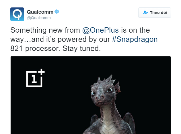 Qualcomm ngầm xác nhận thời điểm ra mắt của OnePlus 3T Qualcomm ngầm xác nhận thời điểm ra mắt của OnePlus 3T