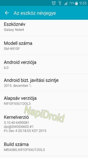 Samsung Galaxy Note 4 nhận bản cập nhật Android 6.0
