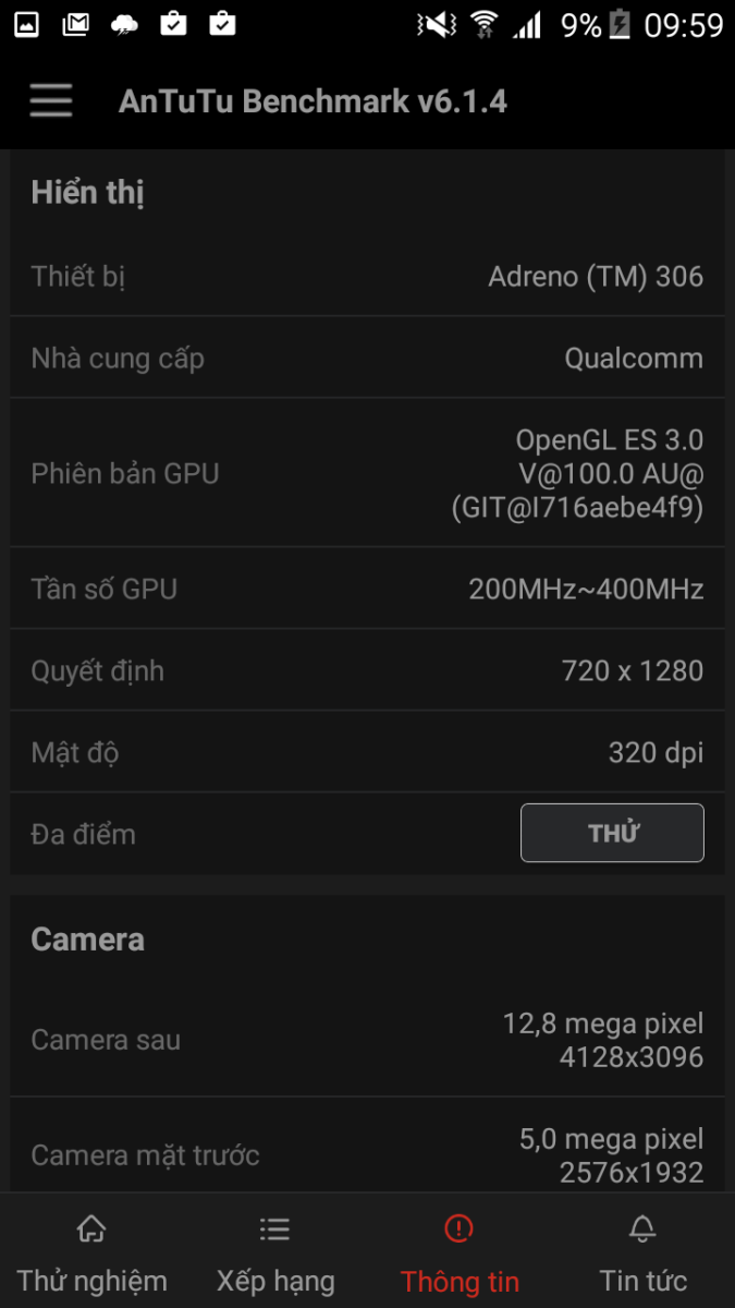 Samsung Galaxy On 7 cho điểm số Antutu nổi bật trong tầm giá