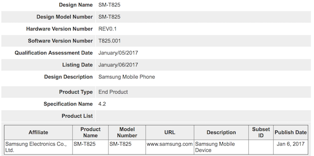 Samsung Galaxy Tab S3 nhận được chứng chỉ quan trọng 1