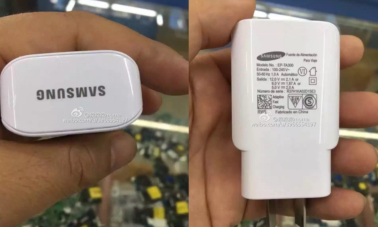 Sau hình ảnh cáp USB Type-C, củ sạc của Note 7 cũng chính thức lộ diện