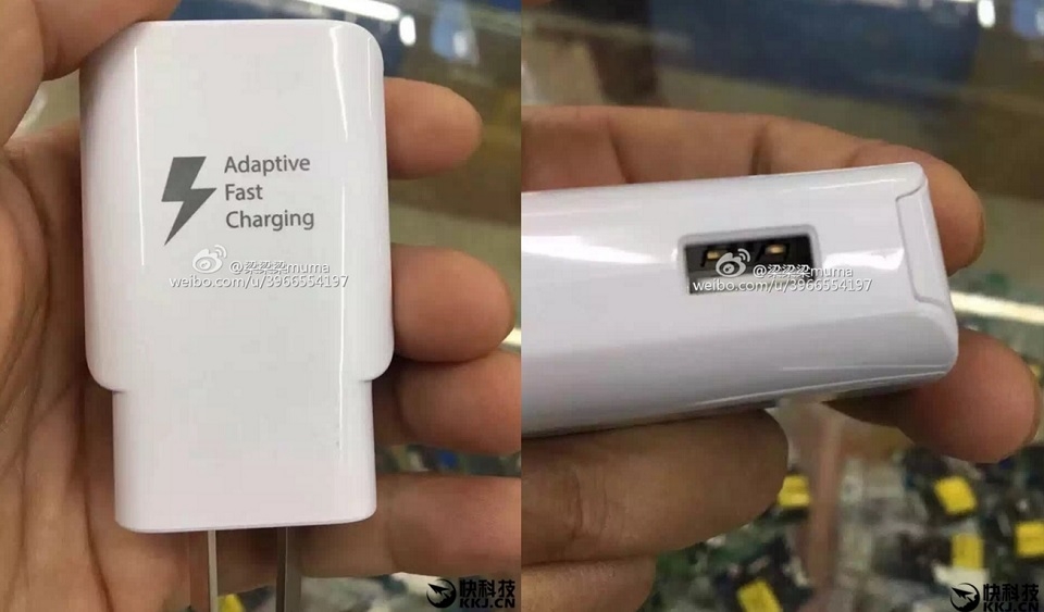 Sau hình ảnh cáp USB Type-C, củ sạc của Note 7 cũng chính thức lộ diện