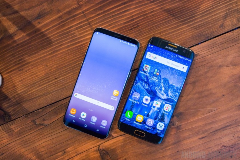 So sánh Galaxy S8 Plus và Galaxy S7 edge 1