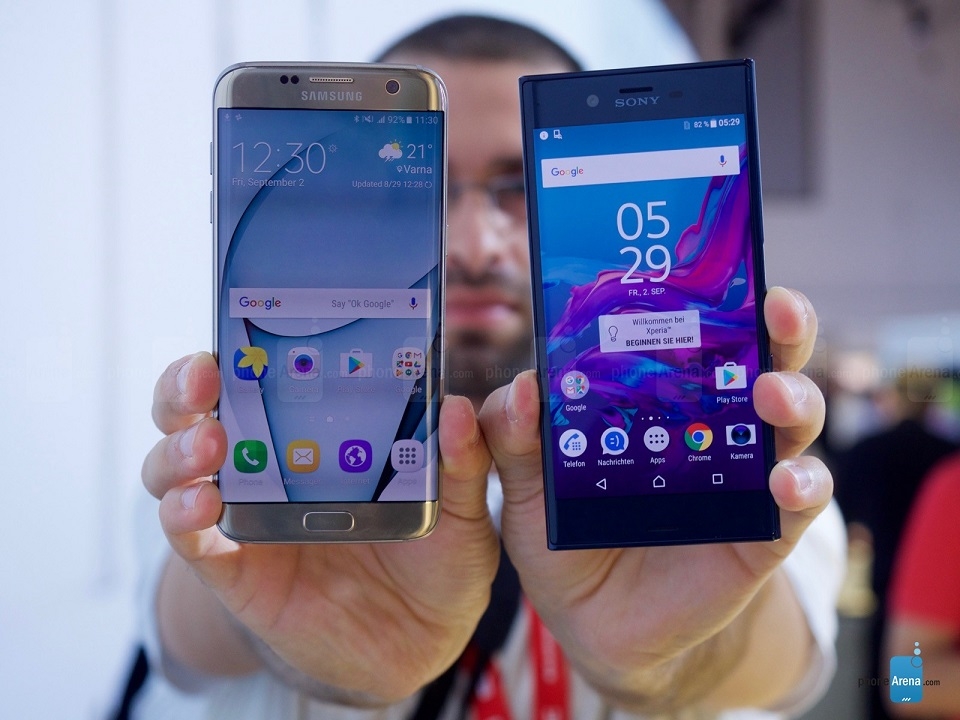 So sánh nhanh Sony Xperia XZ và Samsung Galaxy S7 edge 2