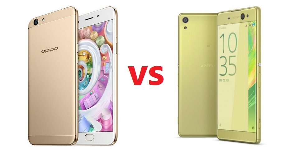 So sánh OPPO F1s và Sony Xperia XA