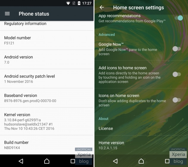 Sony ra mắt bản cập nhật Android 7.0 concept đầu tiên cho Xperia X 2