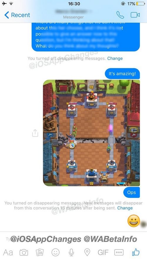 Tin nhắn tự hủy sẽ có mặt trên Facebook Messenger thời gian tới