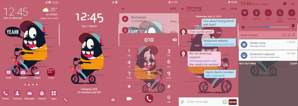 Tổng hợp 10 theme đẹp nhất tuần cho smartphone Galaxy