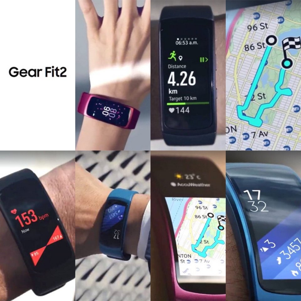 Vòng đeo tay Gear Fit 2 lộ ảnh mới cùng thông số cấu hình