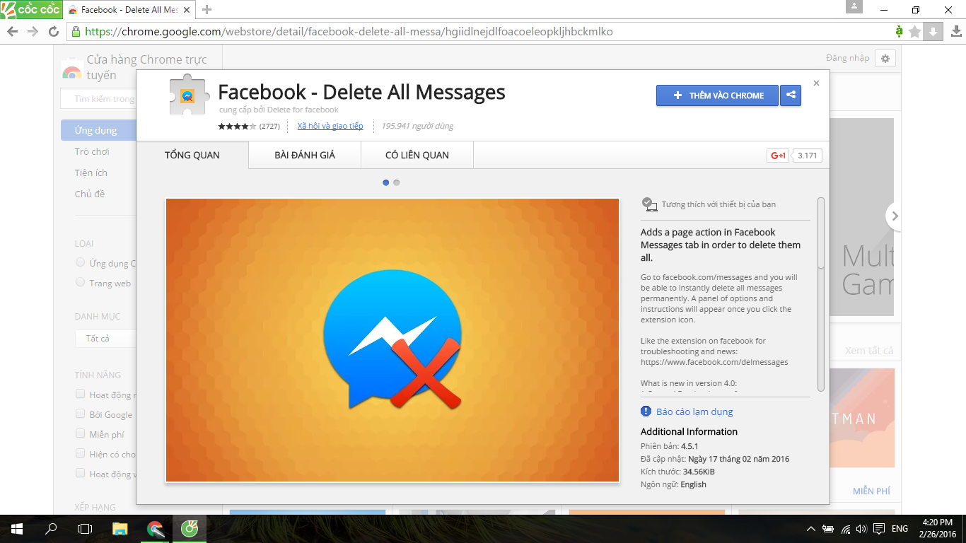Xử lý loạt tin nhắn spam Facebook chưa bao giờ dễ dàng đến thế