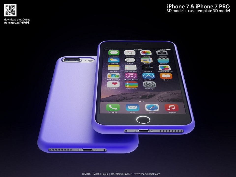 Ý tưởng iPhone 7 và iPhone 7 Plus dựa trên các tin rò rỉ