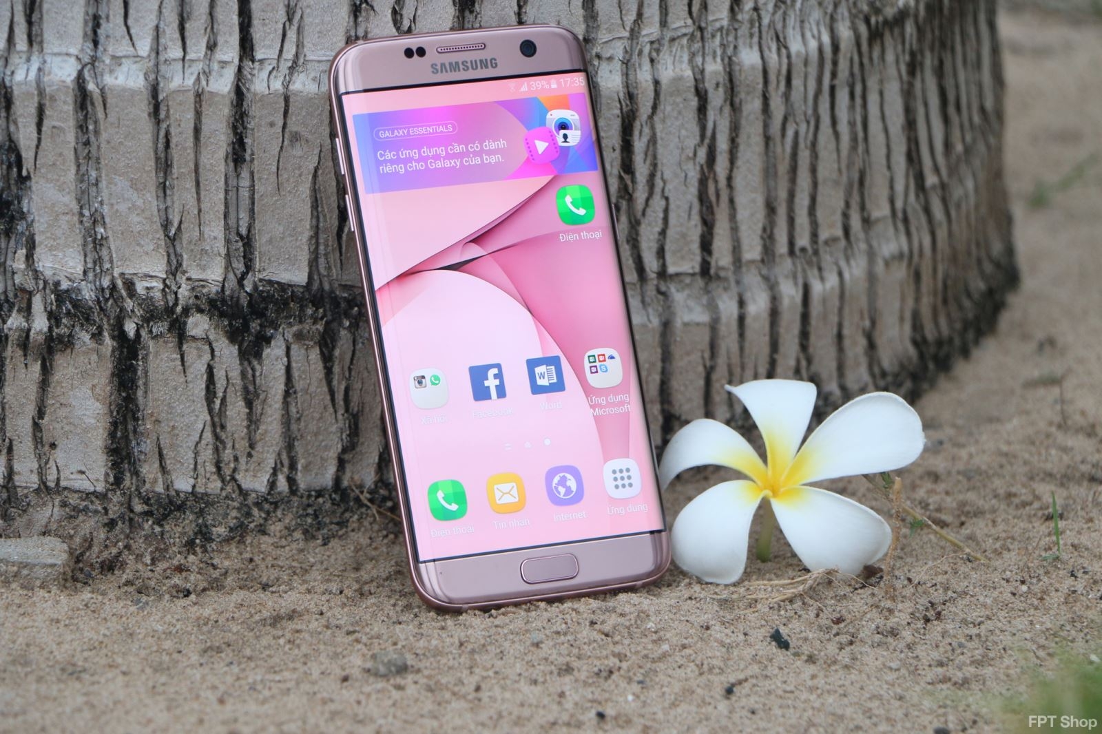 Galaxy S7 Edge Pink Gold