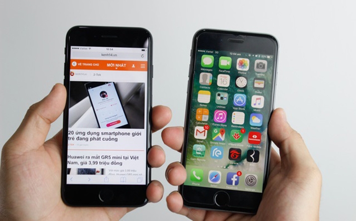 iPhone 7 đen mờ đọ dáng iPhone 6s xám: máy nào đẹp hơn? 1