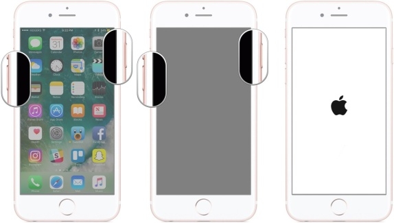 Làm thế nào để restart iPhone 7 bằng phím vật lý Làm thế nào để restart iPhone 7 bằng phím vật lý