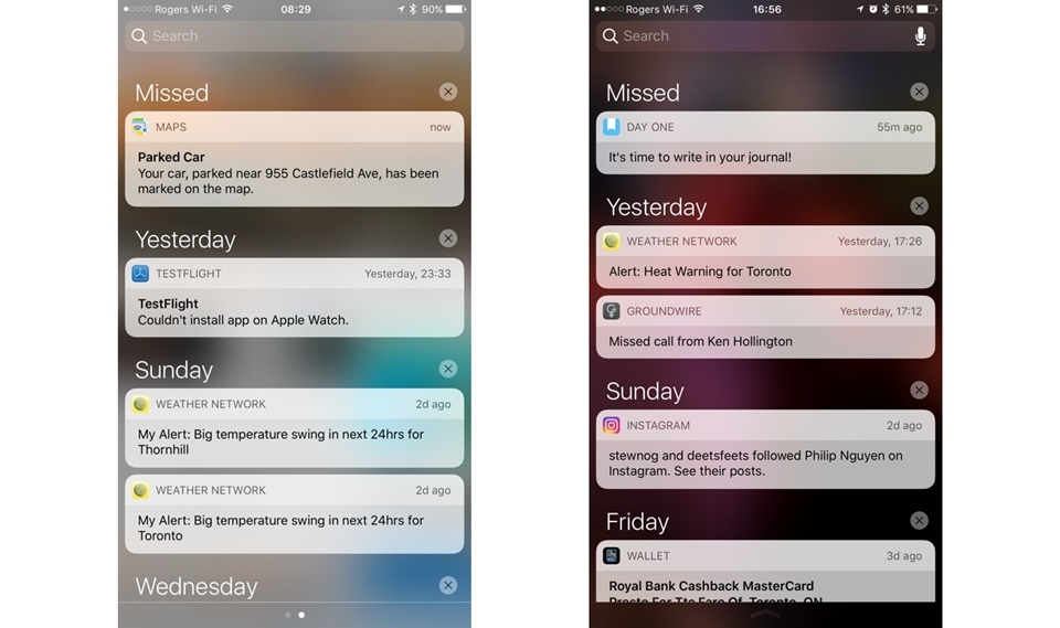 Hạn chế sử dụng thông báo Notification cũng có thể giúp tiết kiệm pin cho iPhone 7 và 7 Plus