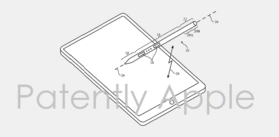 Apple Pencil nhận bằng sáng chế mới