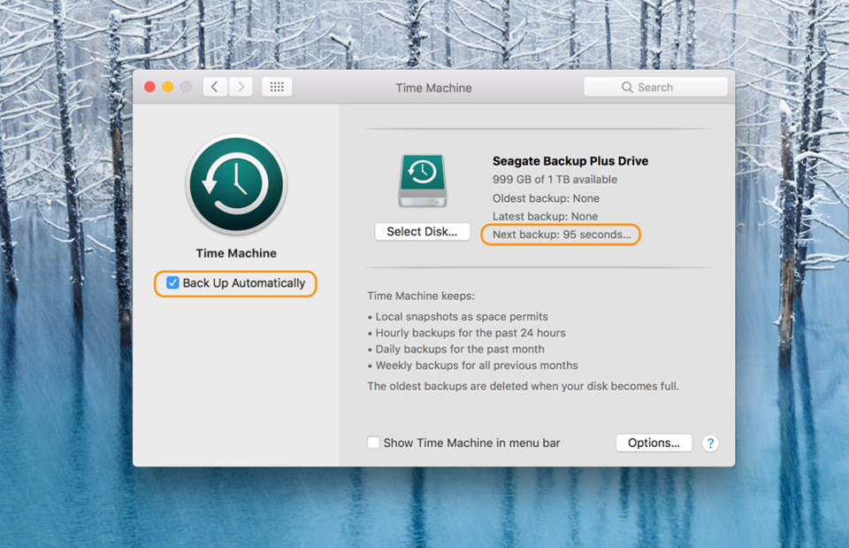 Backup Mac OS