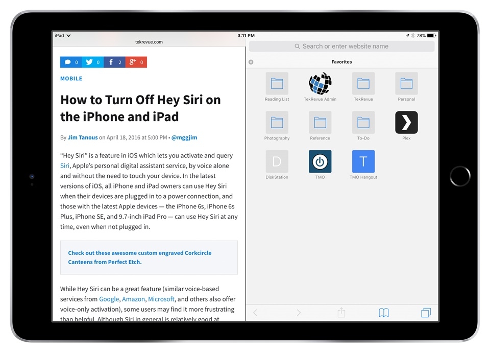 Trình duyệt web ipad