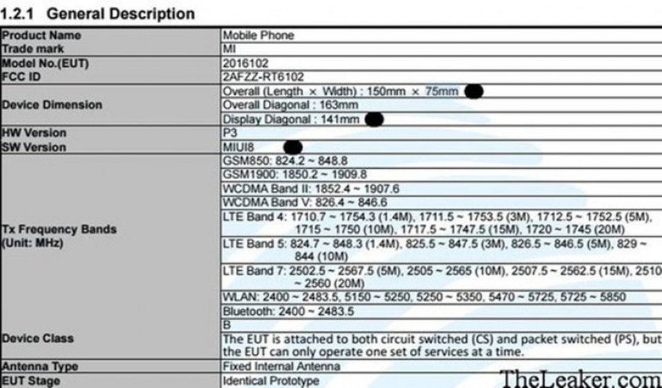 Một chiếc điện thoại Redmi bí ẩn xuất hiện trên FCC Một chiếc điện thoại Redmi bí ẩn xuất hiện trên FCC