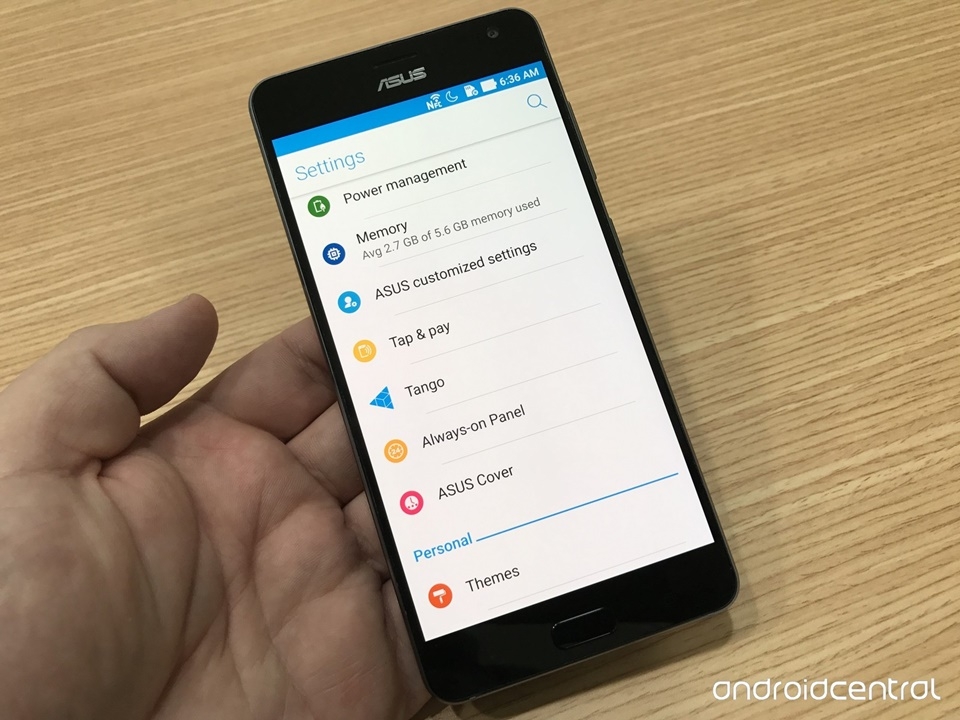Giao diện Asus Zenfone AR