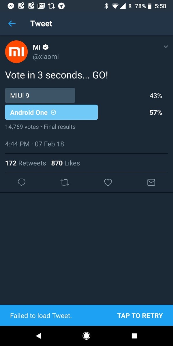 Vote MIUI 9 hay Android One