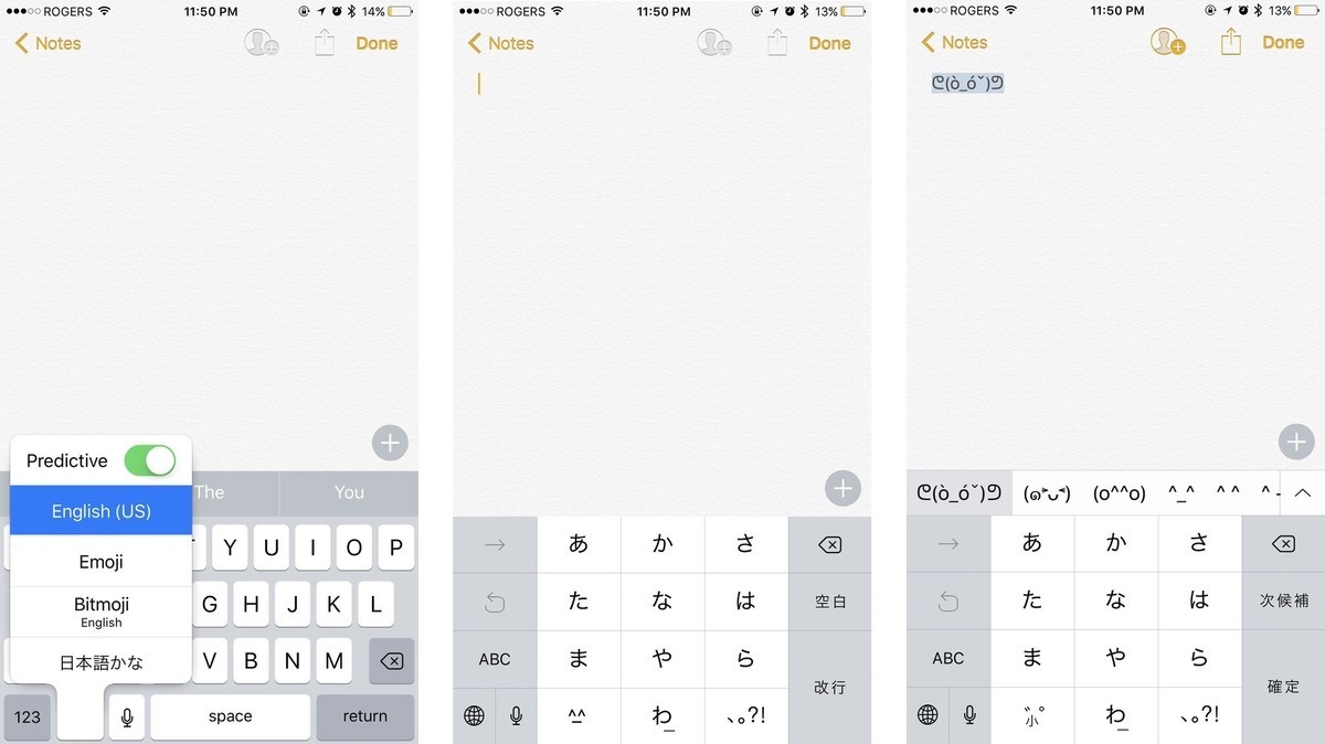Dùng Kaomoji trên iPhone