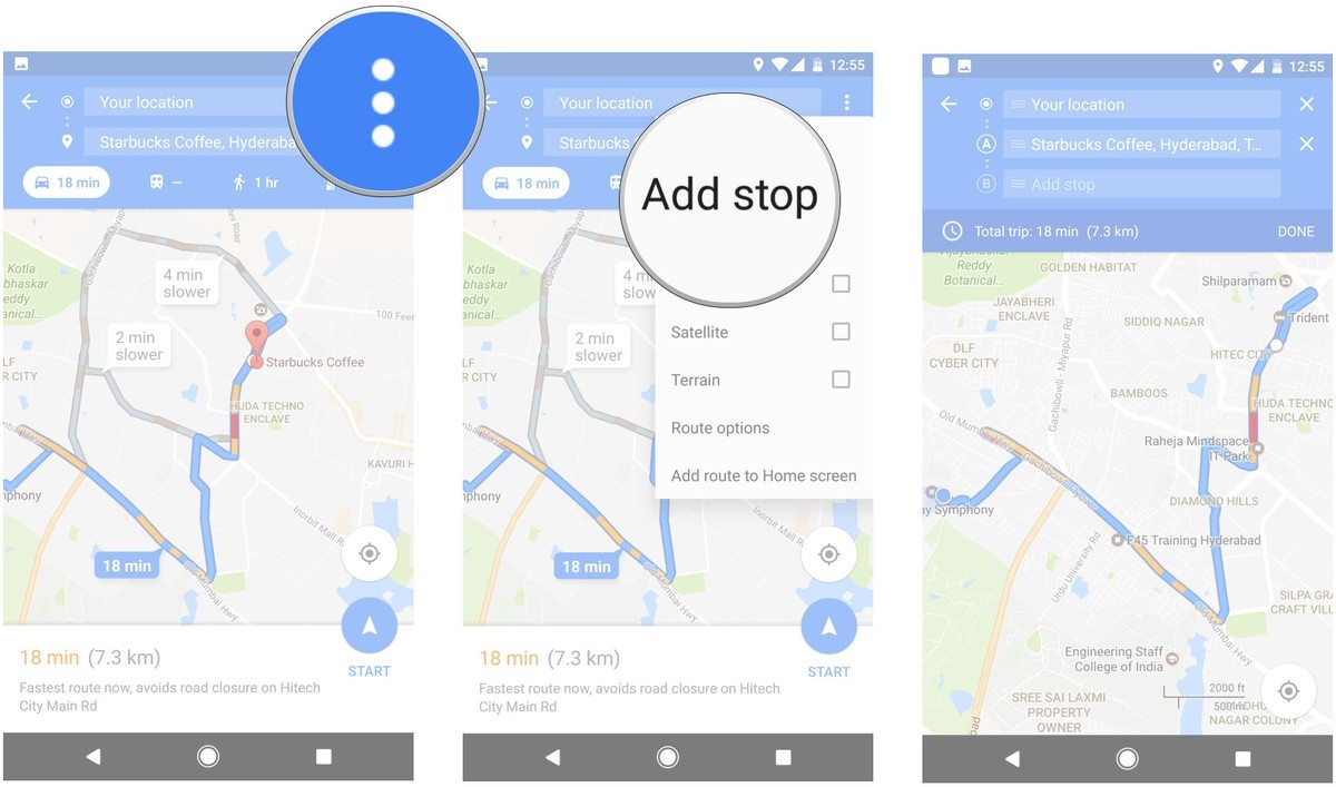 Thêm nhiều địa điểm dẫn đường trên Google Maps - Hình 3 Thêm nhiều địa điểm dẫn đường trên Google Maps - Hình 3