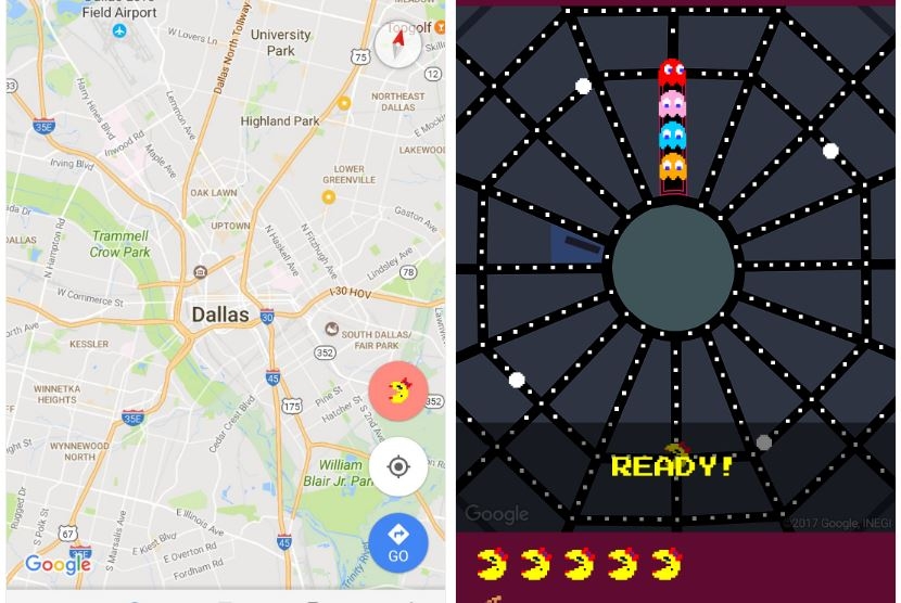 Google Maps Pac-Man