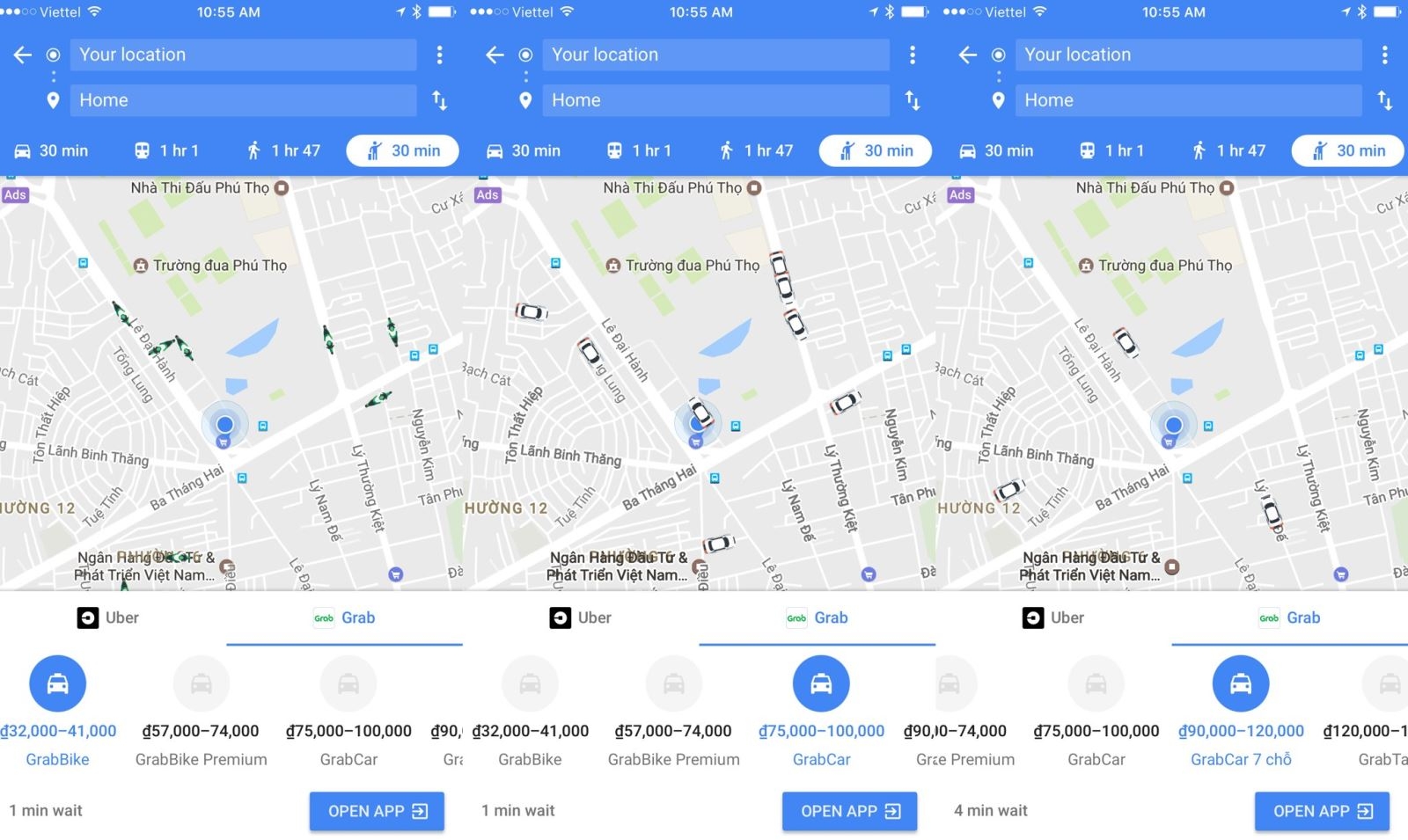 Grab - Google Maps