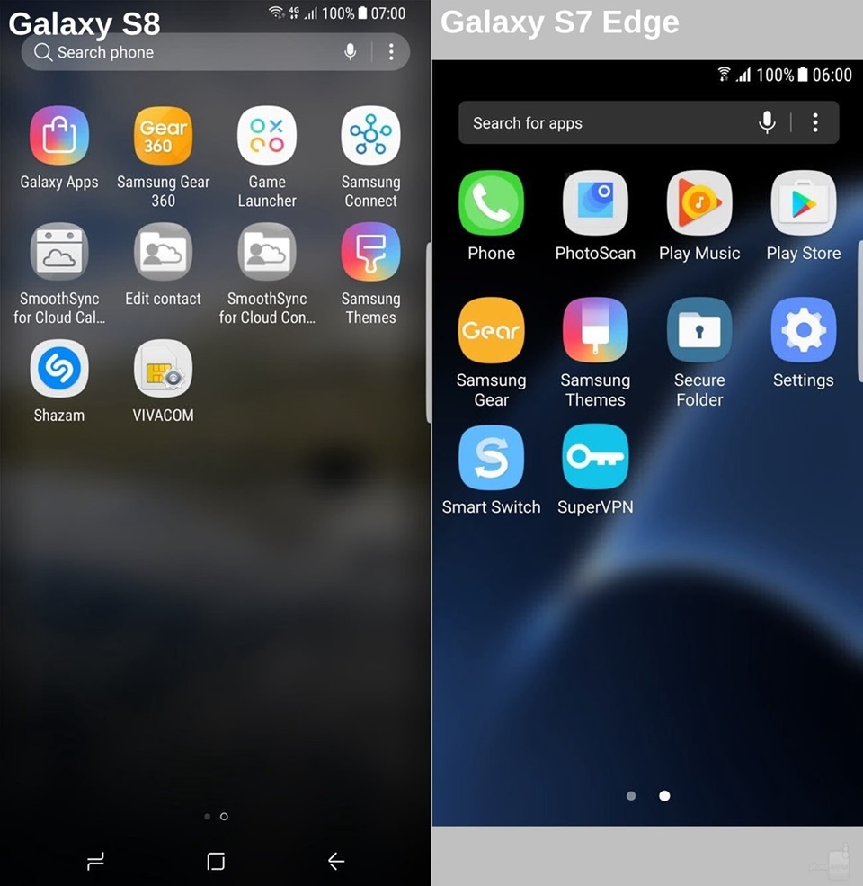 Soi giao diện Galaxy S8 và S7 Edge: bước nhảy vọt! - Hình 3