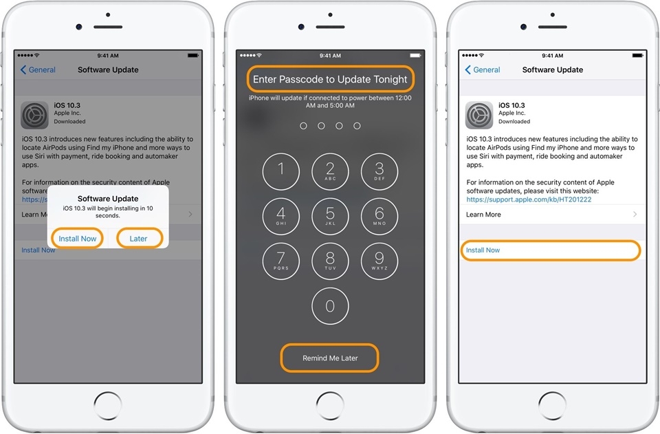 Cập nhật iOS - Bước 4