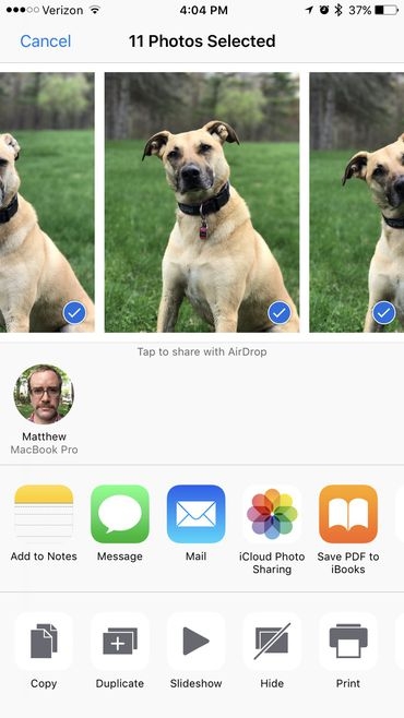 Cách 3: Đính kèm ảnh vào email từ ứng dụng Photos Cách 3: Đính kèm ảnh vào email từ ứng dụng Photos