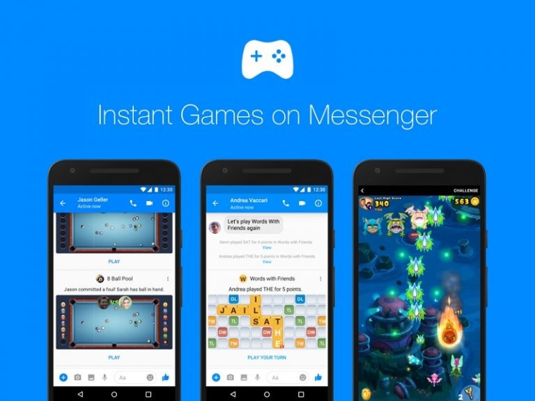 Từ nay người dùng đã có thể chơi game trên Messenger