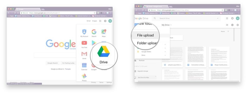 Dùng Google Drive