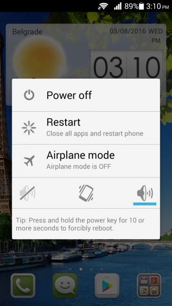  Khởi động lại thiết bị Android của bạn