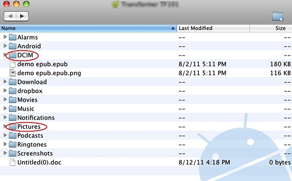 Kết nối Android và Mac