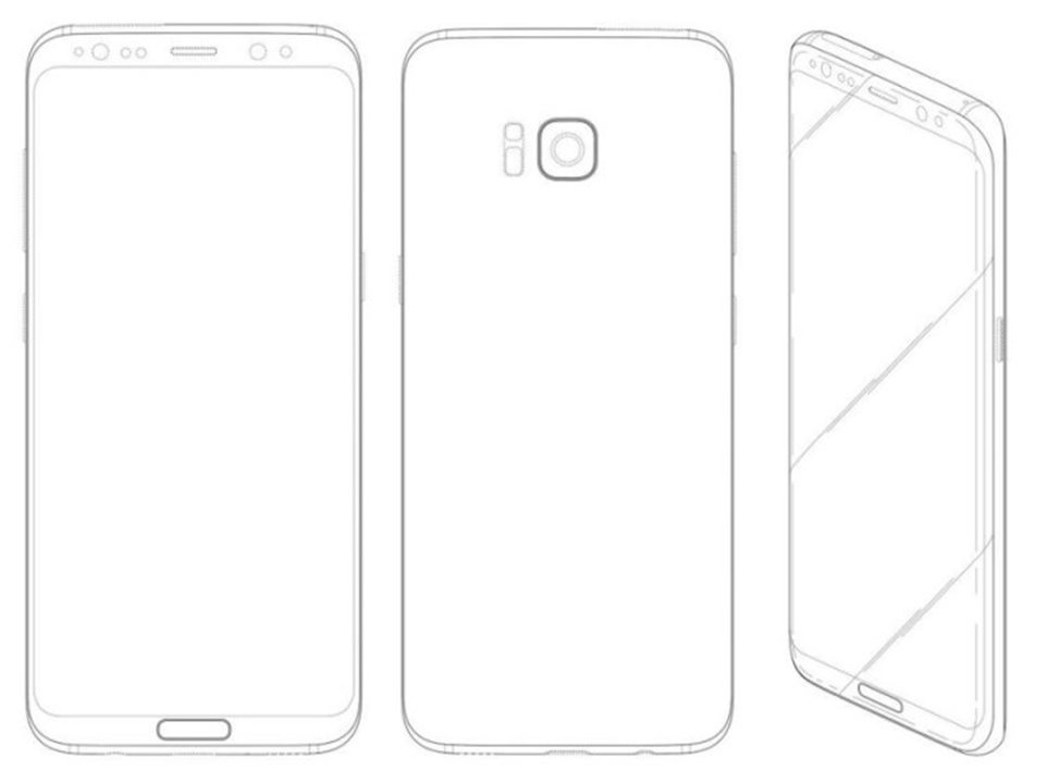 Galaxy S8 với nút Home vật lý