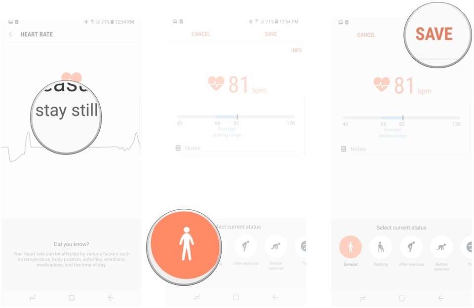 Thêm Tracker sinh trắc học hoàn thành