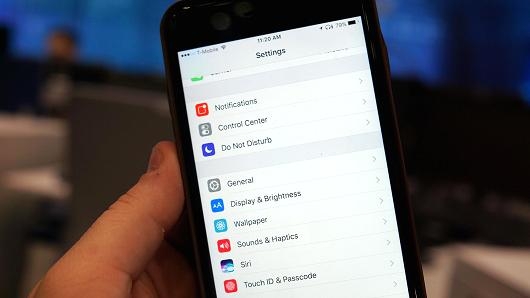 Chế độ không làm phiền trên iPhone
