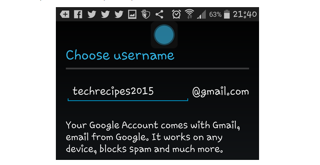 Bước 3 - Cách đăng ký Gmail miễn phí trên điện thoại Bước 3 - Cách đăng ký Gmail miễn phí trên điện thoại