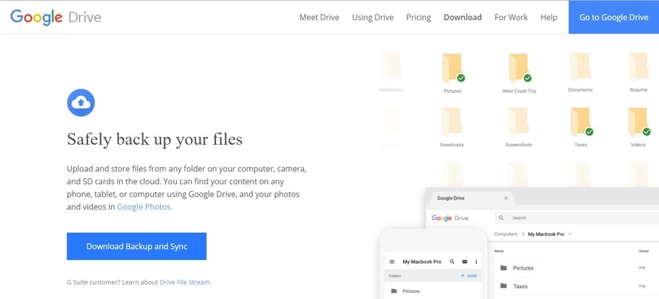 Download Google Drive về máy