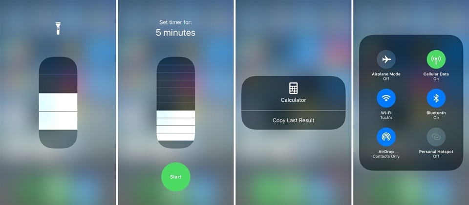Trình điều khiển Control Center trong iOS 11 Trình điều khiển Control Center trong iOS 11